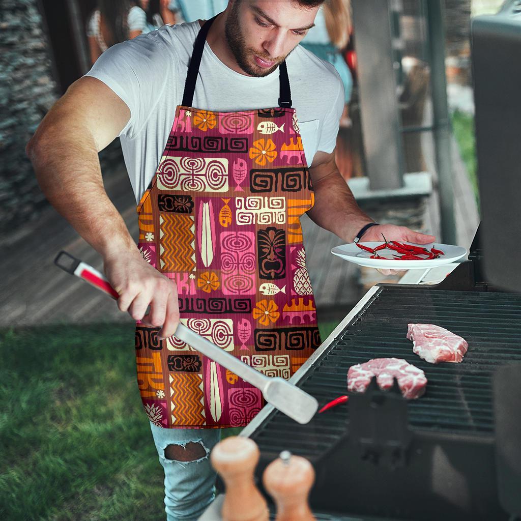 Pattern Print Ethnic Men's Apron-grizzshop