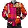 Pattern Print Ethnic Men's Bomber Jacket-grizzshop