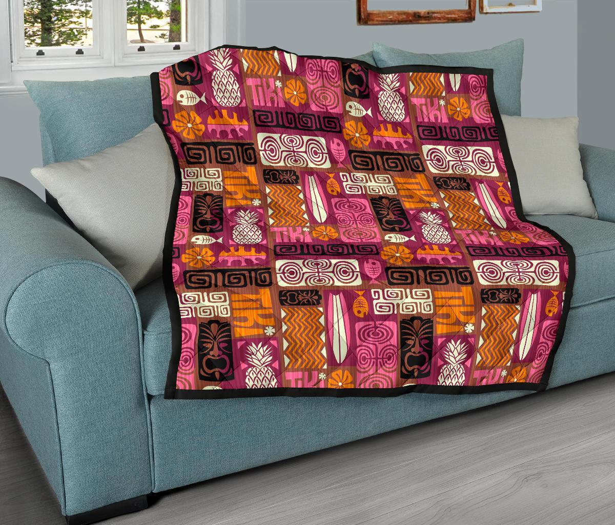 Pattern Print Ethnic Quilt-grizzshop