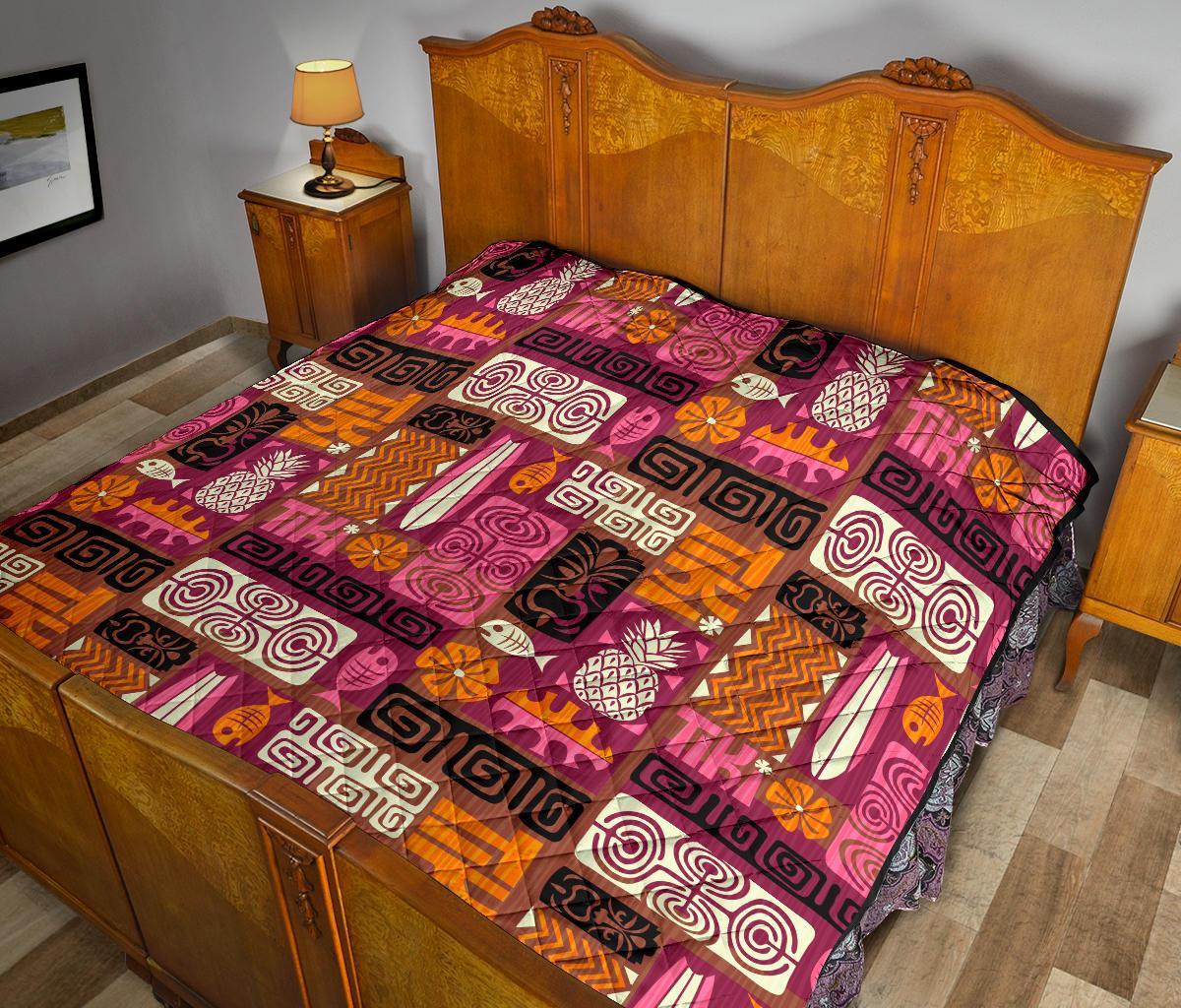 Pattern Print Ethnic Quilt-grizzshop