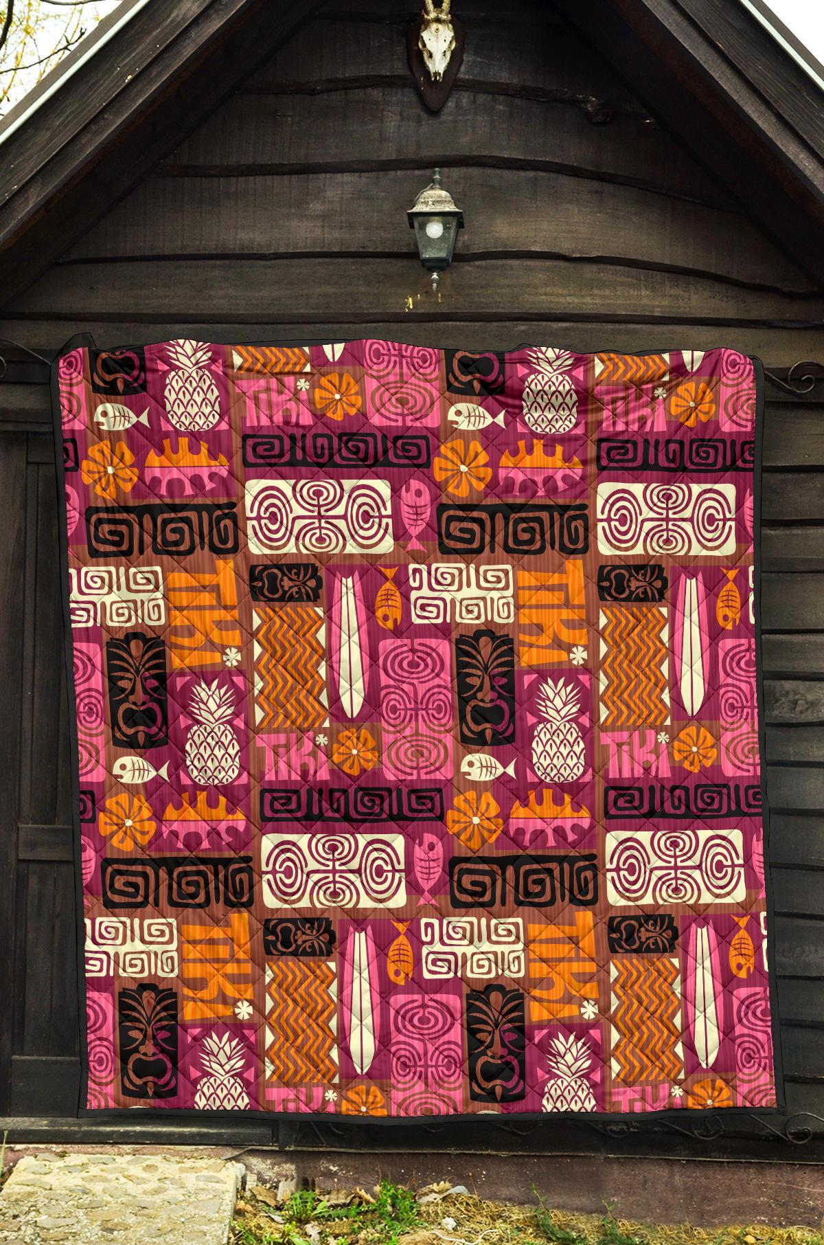 Pattern Print Ethnic Quilt-grizzshop