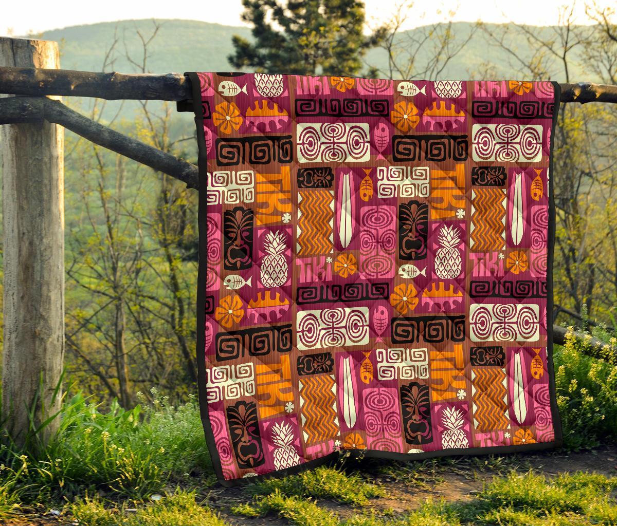 Pattern Print Ethnic Quilt-grizzshop