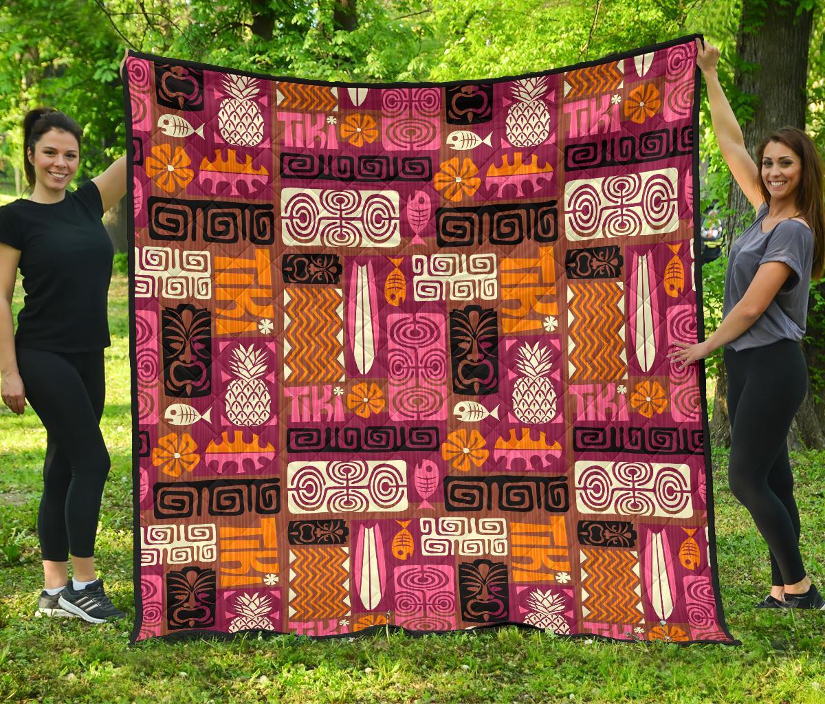 Pattern Print Ethnic Quilt-grizzshop