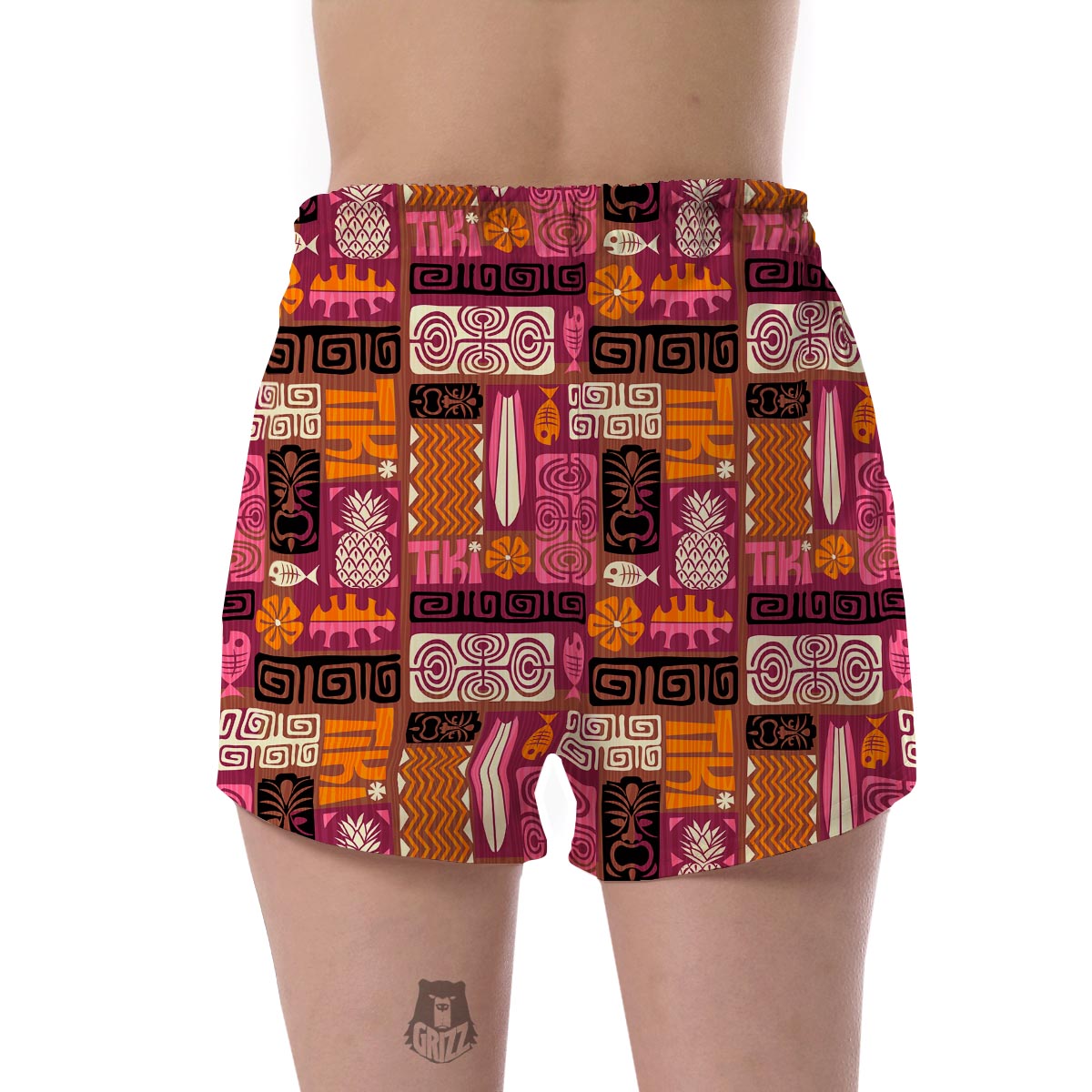 Pattern Print Ethnic Women's Shorts-grizzshop