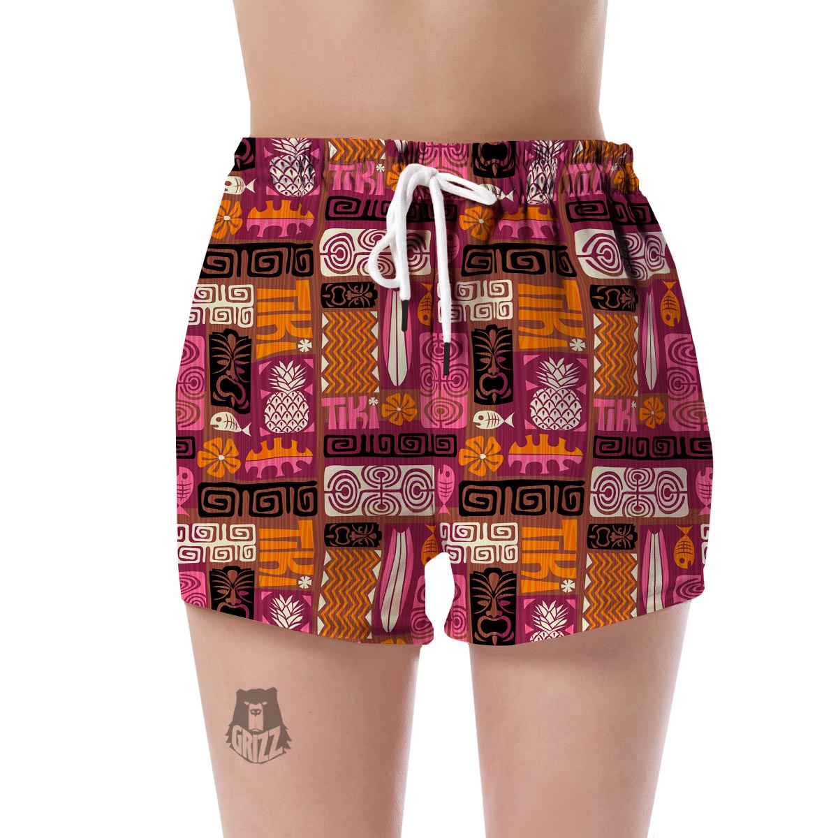 Pattern Print Ethnic Women's Shorts-grizzshop