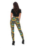 Pattern Print Evil Eye Women Leggings-grizzshop