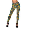 Pattern Print Evil Eye Women Leggings-grizzshop