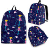 Pattern Print Fairy Backpack-grizzshop