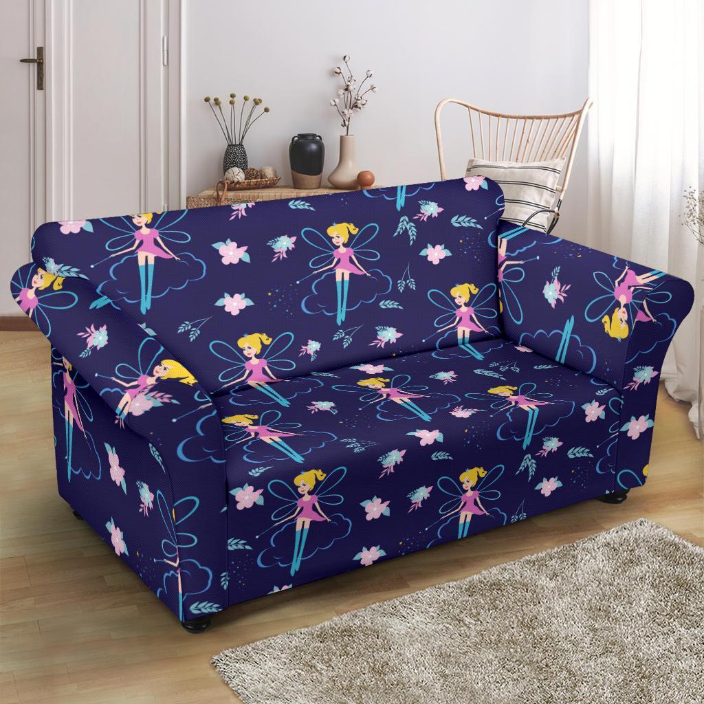 Pattern Print Fairy Loveseat Cover-grizzshop