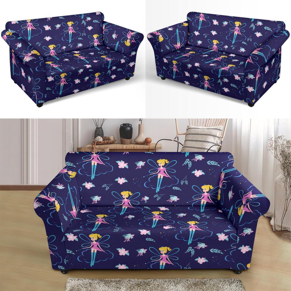 Pattern Print Fairy Loveseat Cover-grizzshop