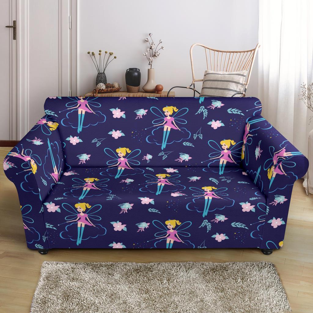 Pattern Print Fairy Loveseat Cover-grizzshop