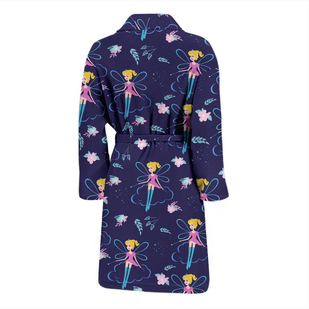 Pattern Print Fairy Men Long Robe-grizzshop