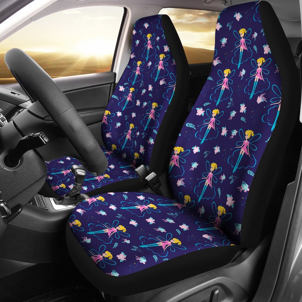 Pattern Print Fairy Universal Fit Car Seat Cover-grizzshop