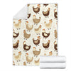 Pattern Print Farm Chicken Hen Blanket-grizzshop