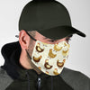 Pattern Print Farm Chicken Hen Face Mask-grizzshop