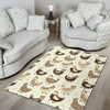 Pattern Print Farm Chicken Hen Floor Mat-grizzshop