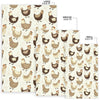 Pattern Print Farm Chicken Hen Floor Mat-grizzshop