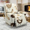 Pattern Print Farm Chicken Hen Recliner Cover-grizzshop