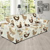 Pattern Print Farm Chicken Hen Sofa Covers-grizzshop