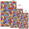 Pattern Print Fastfood Floor Mat-grizzshop