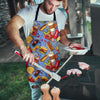 Pattern Print Fastfood Men's Apron-grizzshop