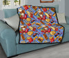 Pattern Print Fastfood Quilt-grizzshop