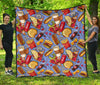 Pattern Print Fastfood Quilt-grizzshop