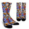 Pattern Print Fastfood Unisex Crew Socks-grizzshop