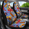 Pattern Print Fastfood Universal Fit Car Seat Covers-grizzshop