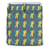 Pattern Print Firefighter Duvet Cover Bedding Set-grizzshop