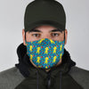 Pattern Print Firefighter Face Mask-grizzshop