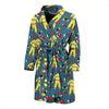 Pattern Print Firefighter Men Long Robe-grizzshop