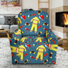 Pattern Print Firefighter Recliner Cover-grizzshop