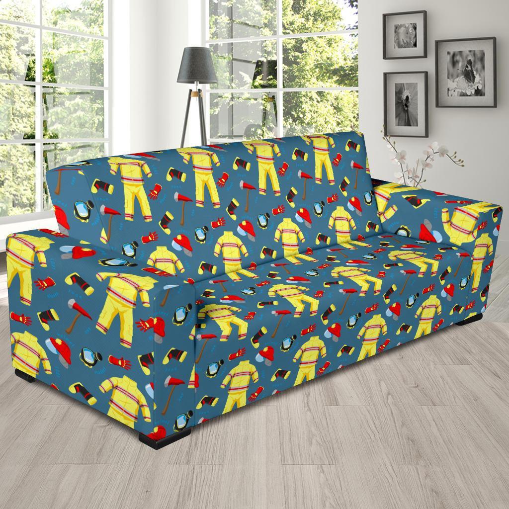 Pattern Print Firefighter Sofa Covers-grizzshop