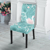 Pattern Print Floral Swan Chair Cover-grizzshop