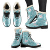 Pattern Print Floral Swan Comfy Winter Boots-grizzshop