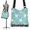 Pattern Print Floral Swan Crossbody Bags-grizzshop