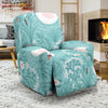 Pattern Print Floral Swan Recliner Cover-grizzshop