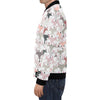 Pattern Print Fox Men's Bomber Jacket-grizzshop