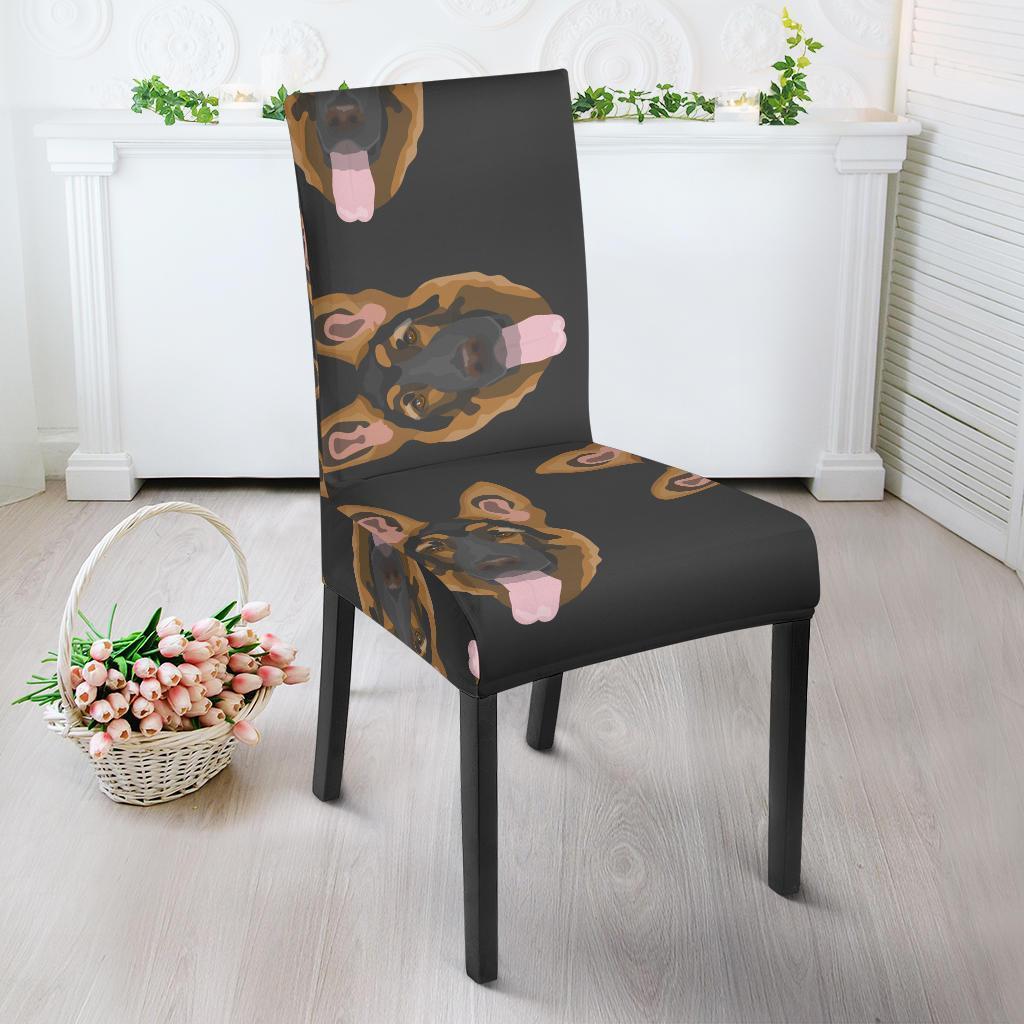 Pattern Print German Shepherd Chair Cover-grizzshop