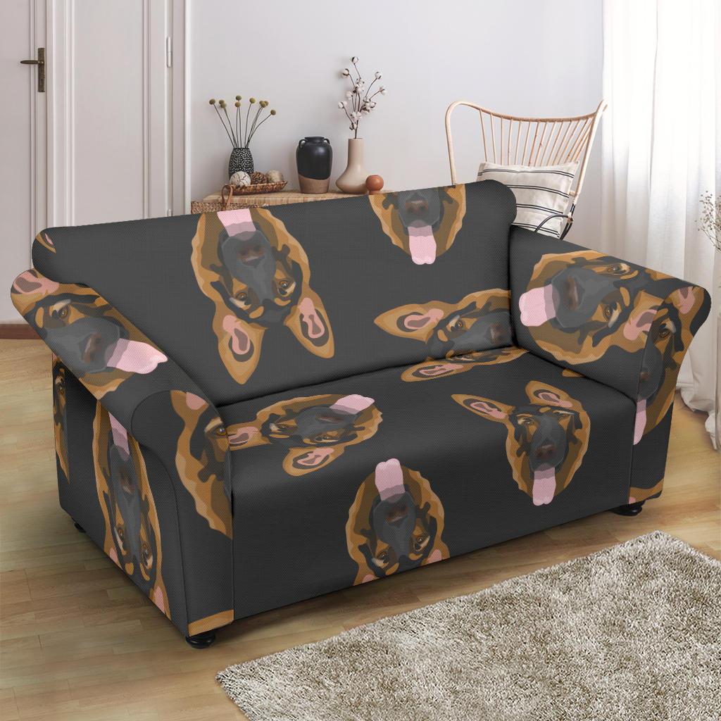 Pattern Print German Shepherd Loveseat Cover-grizzshop