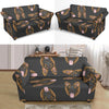 Pattern Print German Shepherd Loveseat Cover-grizzshop