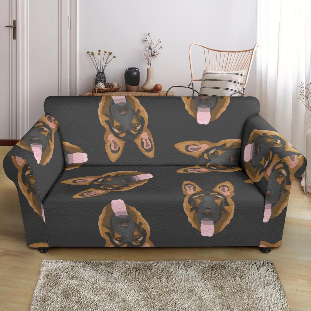 Pattern Print German Shepherd Loveseat Cover-grizzshop