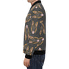 Pattern Print German Shepherd Men's Bomber Jacket-grizzshop