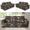 Pattern Print German Shepherd Sofa Covers-grizzshop