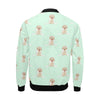 Pattern Print Golden Retriever Men's Bomber Jacket-grizzshop