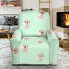 Pattern Print Golden Retriever Recliner Cover-grizzshop