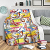 Pattern Print Goldfish Blanket-grizzshop