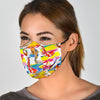 Pattern Print Goldfish Face Mask-grizzshop