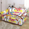 Pattern Print Goldfish Loveseat Cover-grizzshop